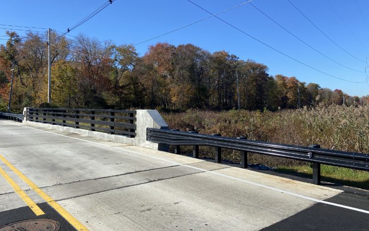 Box Beam Guiderail installation by Road Safety Systems