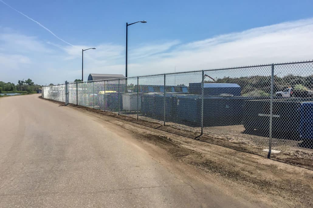Chain Link Fencing installation by Road Safety Systems