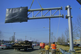 Variable Message Sign Installation